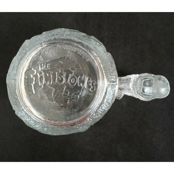 Vintage 1993 The Flintstones Pre-Dawn Mug Cup Roc Donalds McDonald's Glass - Picture 7 of 7